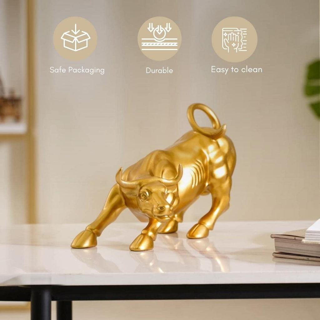 Nestasia Mother and Baby Elephant Decor - Aesthetic Room Decor, Bedroom Decoration Items, Decorative Items for Home, Gold