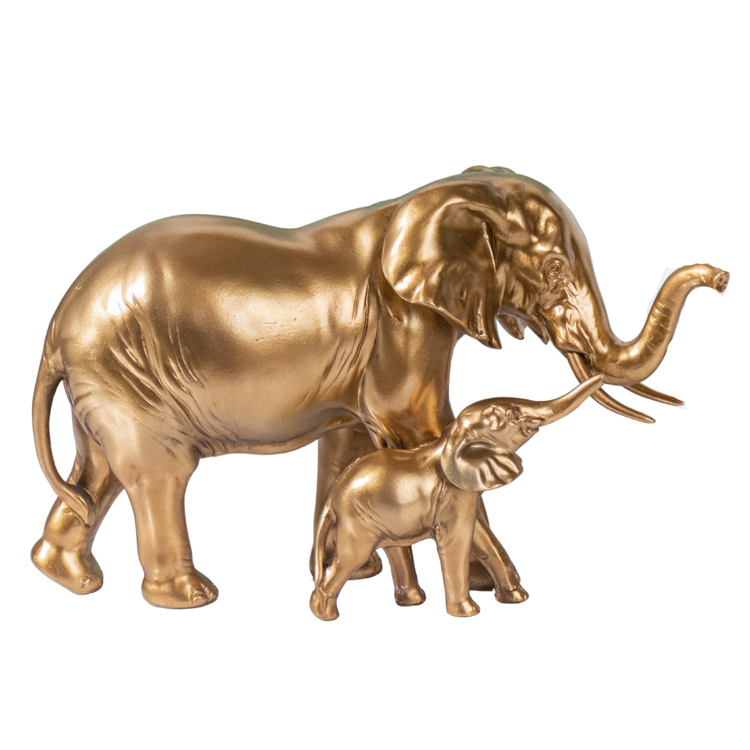 Nestasia Mother and Baby Elephant Decor - Aesthetic Room Decor, Bedroom Decoration Items, Decorative Items for Home, Gold