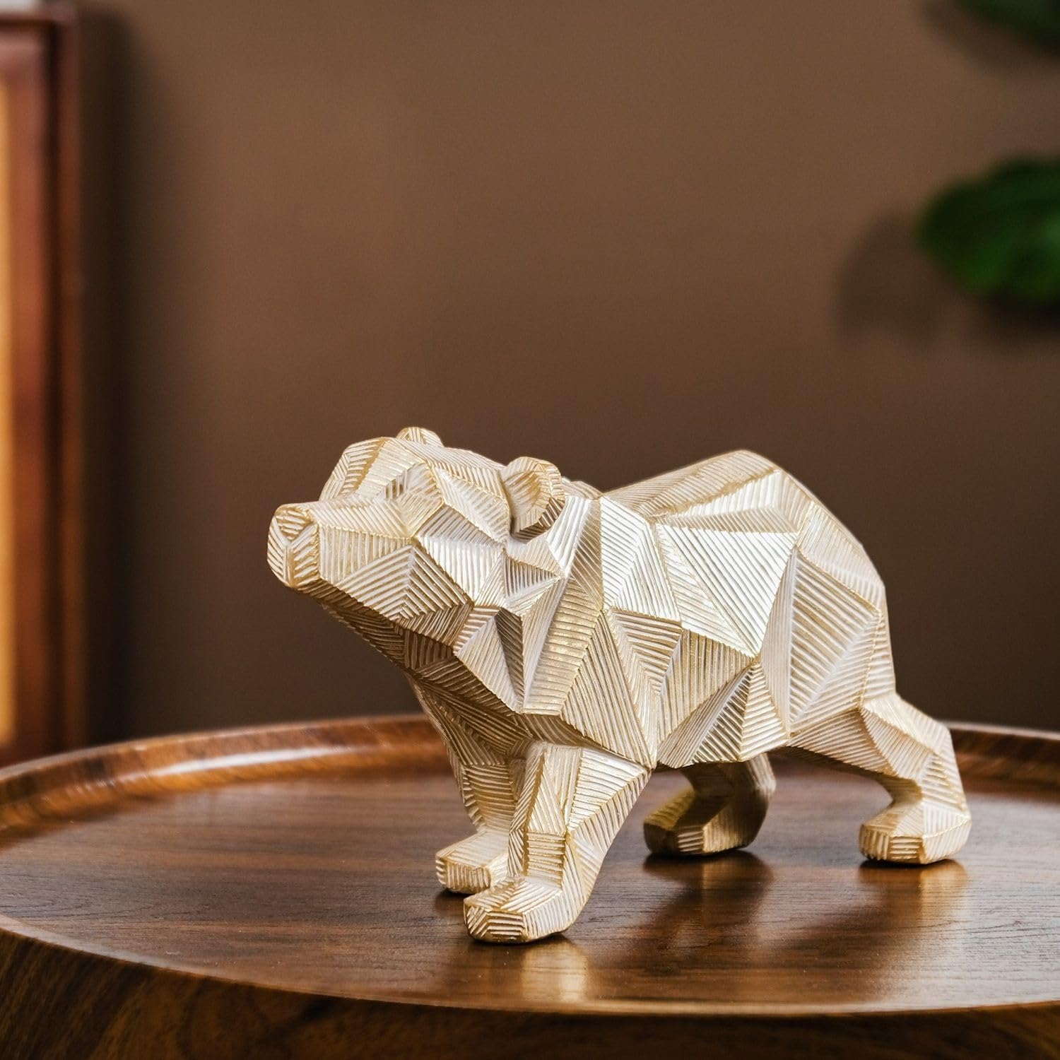 Nestasia Mother and Baby Elephant Decor - Aesthetic Room Decor, Bedroom Decoration Items, Decorative Items for Home, Gold
