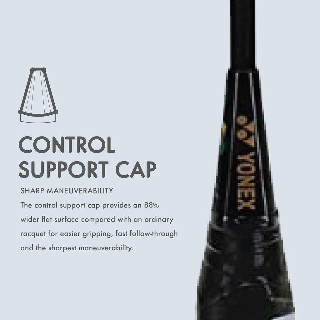 YONEX Muscle Power 29 Carbon Graphite Strung Badminton Racquet ( Black/White , G4 , 85-92 grams , 24 pounds )