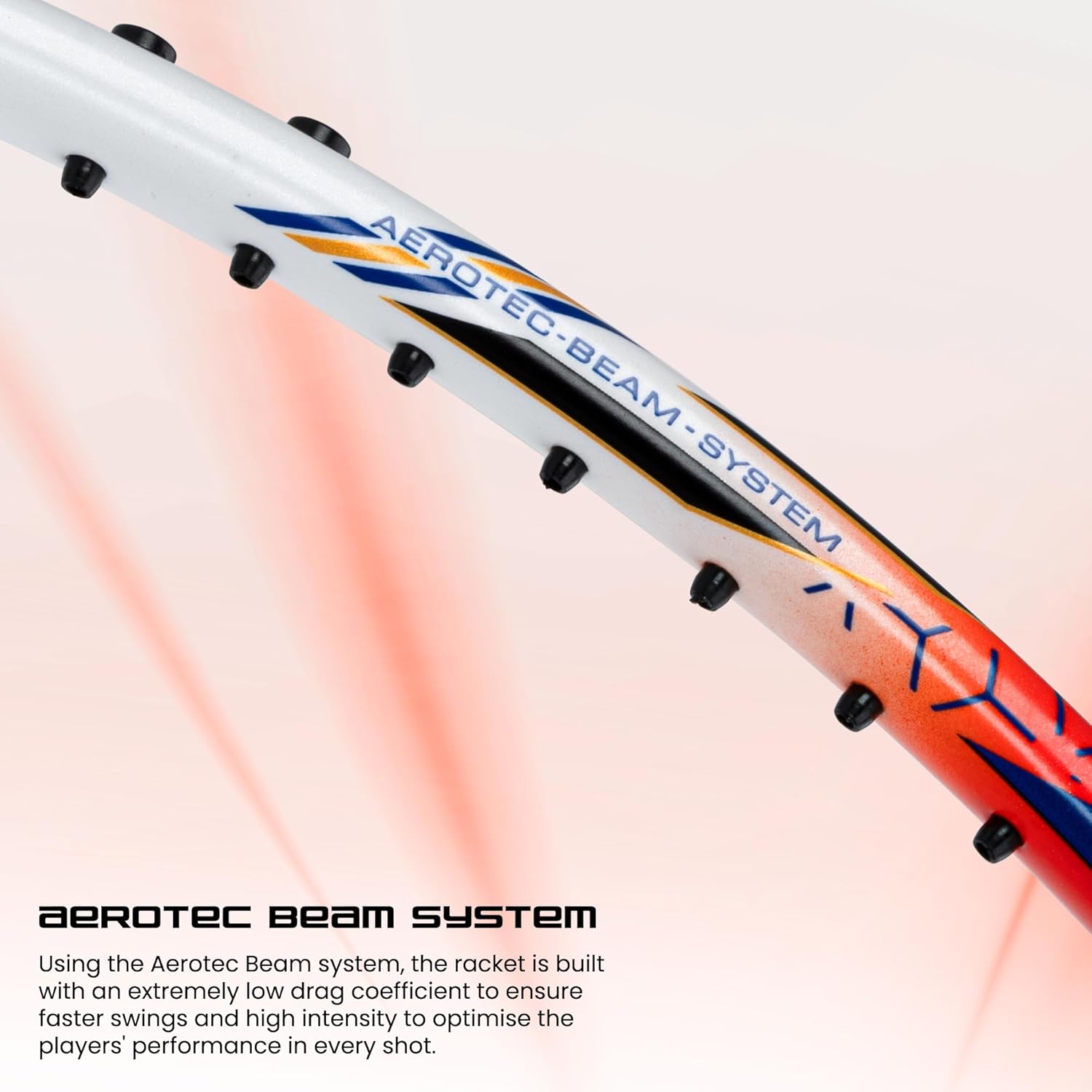 Li-Ning G-Force 5k Superlite Badminton Racket with Full Cover | 78 Grams | Max Tension : ≤30 lbs | Enhanced Control, Fast Swing Speed & Aero Frame Tech