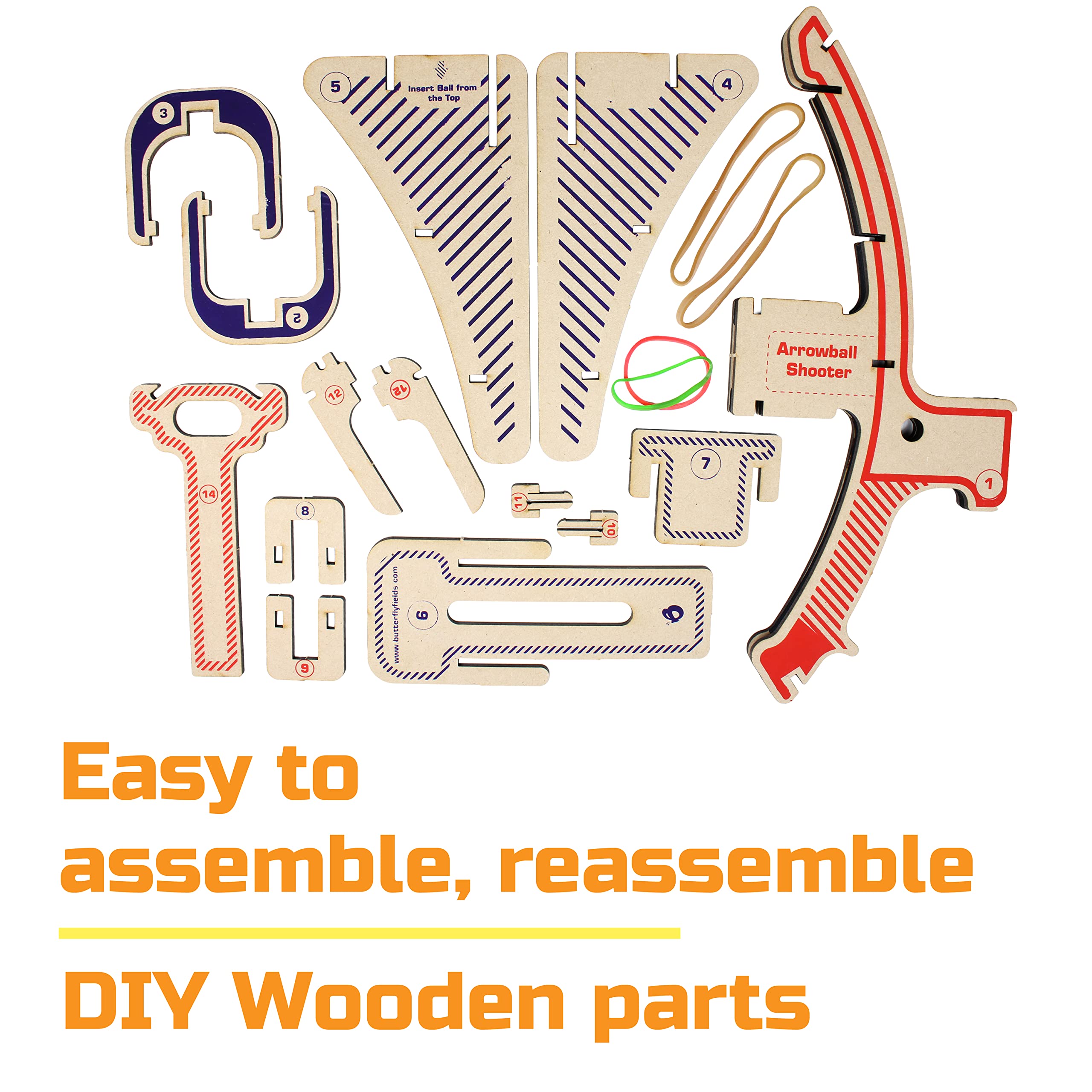 Butterfly EduFields 5in1 STEM Robotics kit | Robotics Kits for Kids Ages 8 9 10 11 12 Years Old Boys Girls | Electronics Sensor Toy Modules | No Coding Required | Birthday Gift for Kids Ages 8+