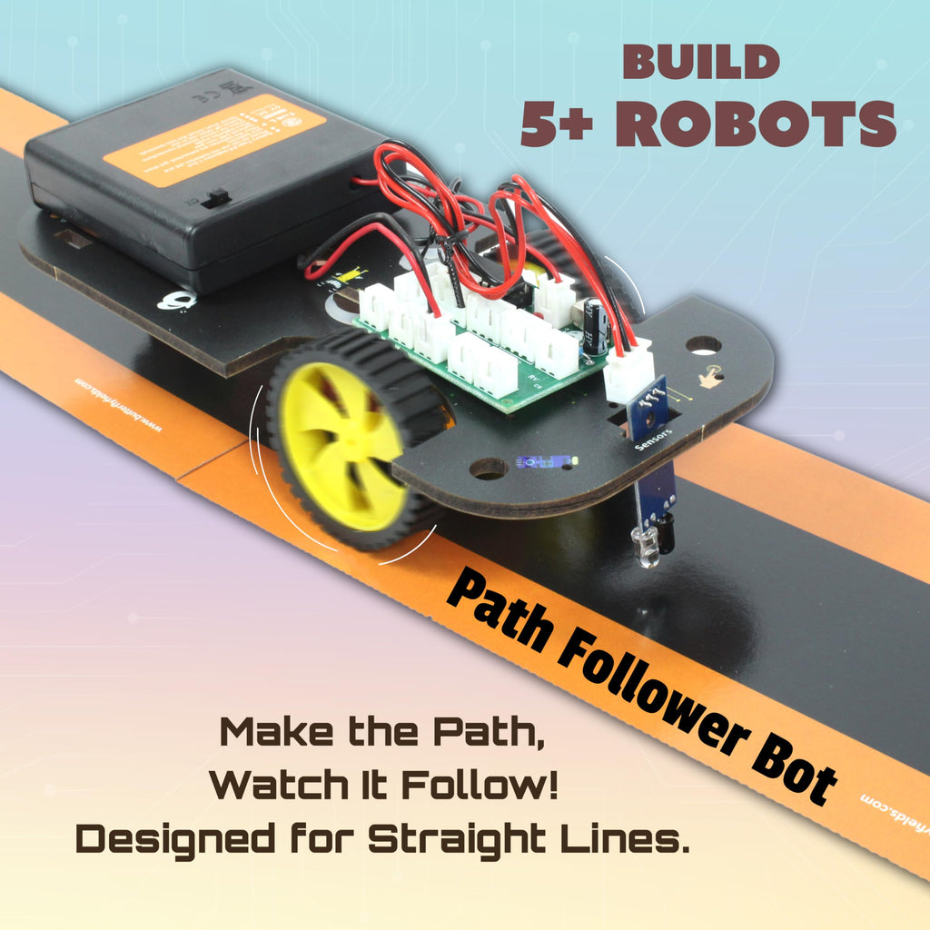 Butterfly EduFields 5in1 STEM Robotics kit | Robotics Kits for Kids Ages 8 9 10 11 12 Years Old Boys Girls | Electronics Sensor Toy Modules | No Coding Required | Birthday Gift for Kids Ages 8+
